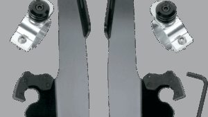 MEMPHIS SHADES Fats/Slim Trigger Lock Mounting Kit - Narrow - Black