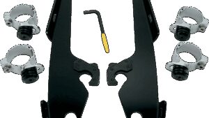 MEMPHIS SHADES Fats/Slim Trigger Lock Mounting Kit - Wide - Black