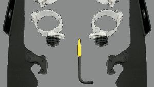 MEMPHIS SHADES Fats/Slim Trigger Lock Mounting Kit - Black