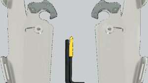 MEMPHIS SHADES Batwing Mounting Kit - Covered Forks - Without Lightbar