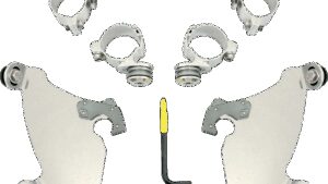 MEMPHIS SHADES Gauntlet Mounting Kit - Polished - XL