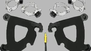 MEMPHIS SHADES Gauntlet Mounting Kit - Black - FXD