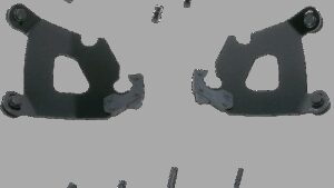 MEMPHIS SHADES Cafe Mounting Kit - Black - XL 48