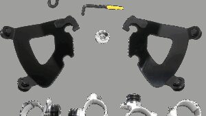 MEMPHIS SHADES Gauntlet Mounting Kit - Black - XL883