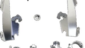 MEMPHIS SHADES Batwing - Mounting Kit - Polished - XL