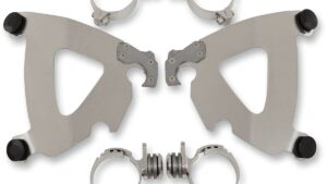 MEMPHIS SHADES Road Warrior Mounting Kit - Polished - FXDWG