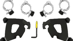 MEMPHIS SHADES Cafe Mounting Kit - Black - FXLR