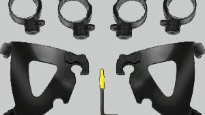 MEMPHIS SHADES Road Warrior Mounting Kit - Black - FLSB