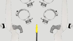 MEMPHIS SHADES Sportshield Trigger Lock Complete Mount Kit - Polished - XL