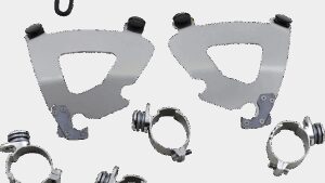 MEMPHIS SHADES Gauntlet Mounting Kit - Polished - XL