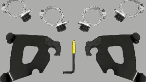 MEMPHIS SHADES Cafe Mounting Kit - Black - XL