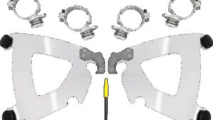 MEMPHIS SHADES Road Warrior Trigger-Lock Mounting Kit - Black - XL