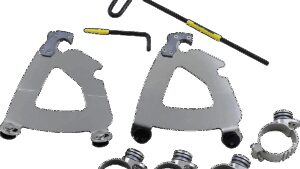 MEMPHIS SHADES Road Warrior Trigger-Lock Mounting Kit - Polished - XL