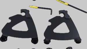 MEMPHIS SHADES Road Warrior Trigger-Lock Mounting Kit - Black - XL