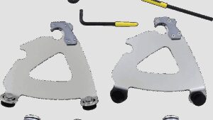 MEMPHIS SHADES Road Warrior Trigger-Lock Mounting Kit - Polished - XL