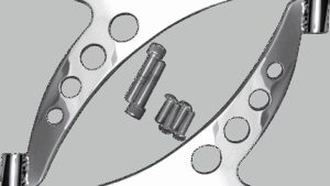 COVINGTONS Fairing Support - Chrome