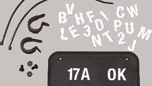 HARDLINE License Plate Kit - Black