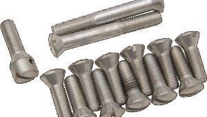 COLONY Screw Kit - Transmission Top Cover - Flat/Countersunk/Slotted - Cadmium Plated