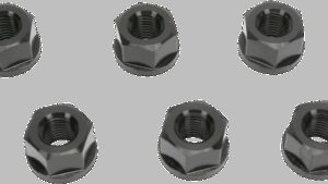 DRIVEN RACING Sprocket Nuts - Sport Bike - Black - M10 x 1.25