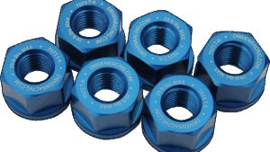 DRIVEN RACING Sprocket Nuts - Sport Bike - Blue - M10 x 1.25