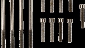 DRAG SPECIALTIES Bolt Kit - Primary Cover - Smooth - Black/Chrome - '07-'16 Touring