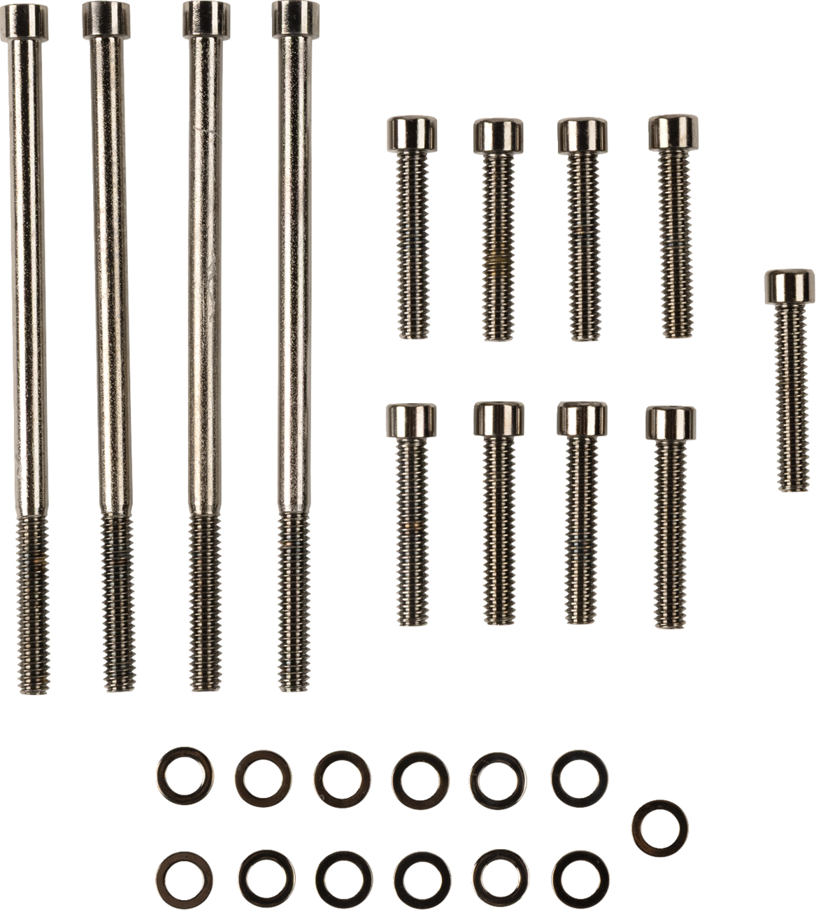 DRAG SPECIALTIES Bolt Kit - Primary Cover - Smooth - Black/Chrome - '07-'16 Touring