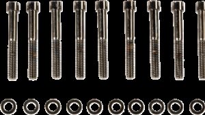 DRAG SPECIALTIES Bolt Kit - Primary Cover - Smooth - Black/Chrome - '04-'21 Sportster