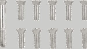 COLONY Screw Kit - Transmission Top Cover - Flat/Countersunk - Cadmium Plated