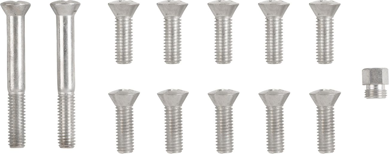 COLONY Screw Kit - Transmission Top Cover - Flat/Countersunk - Cadmium Plated