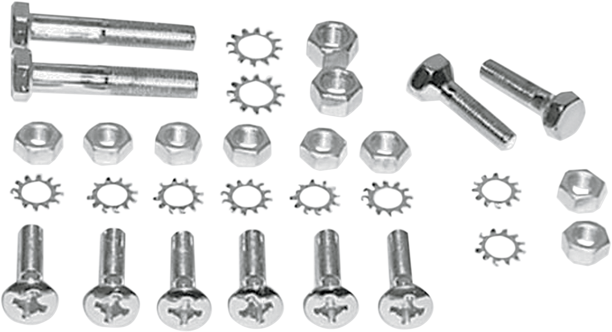 DRAG SPECIALTIES Bolt Kit - Primary Cover - Smooth - Black/Chrome - '04-'21 Sportster - Image 2