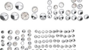 DRAG SPECIALTIES Bolt Cover Kit - Deluxe/Engine - Chrome - Sportster