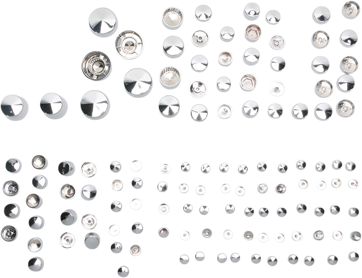 COLONY Screw Kit - Transmission Top Cover - Flat/Countersunk - Cadmium Plated - Image 2