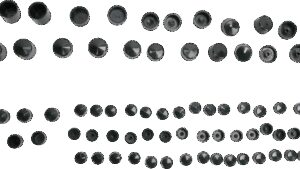 DRAG SPECIALTIES Bolt Cover Kit - Standard/Engine - Black - '06-'17 Dyna