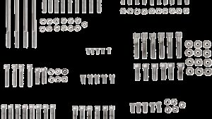 DRAG SPECIALTIES Bolt Kit - Complete Motor - Knurled/Socket-Head - '07-'16 Touring