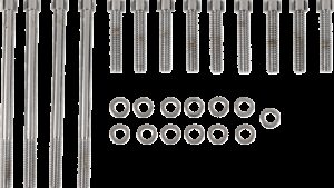 DRAG SPECIALTIES Bolt Kit - Primary Cover - Smooth - Chrome - Softail/Dyna