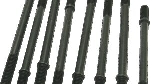 S&S CYCLE Cylinder Studs - 3/8-16 x 6.070" - 8-Pack - Twin Cam