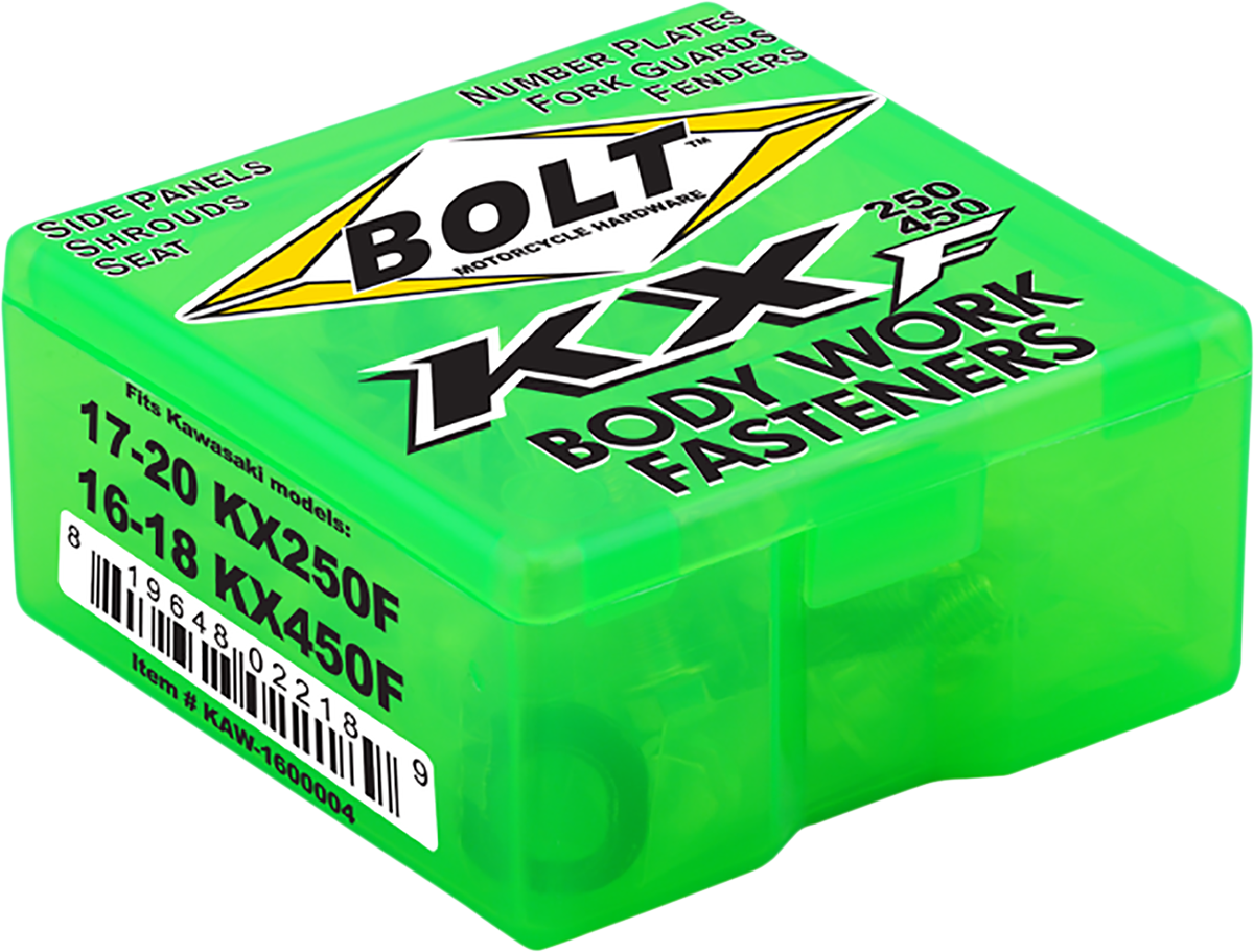 BOLT Body Work Fastener Kit - '17-'20 KX250F/'16-'18 KX450F