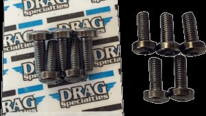 DRAG SPECIALTIES Mounting Kit - Rotor to Hub - Front - Black