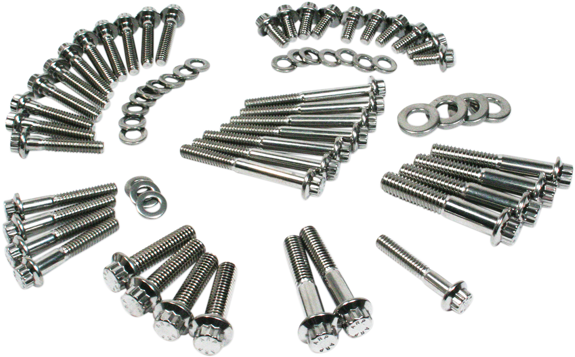 FEULING PARTS Fastener Kit - External Primary/Transmission - 12-Point/Dress-Up - Softail