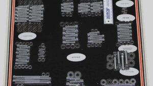 COLONY Bolt Kit - Engine - Chrome