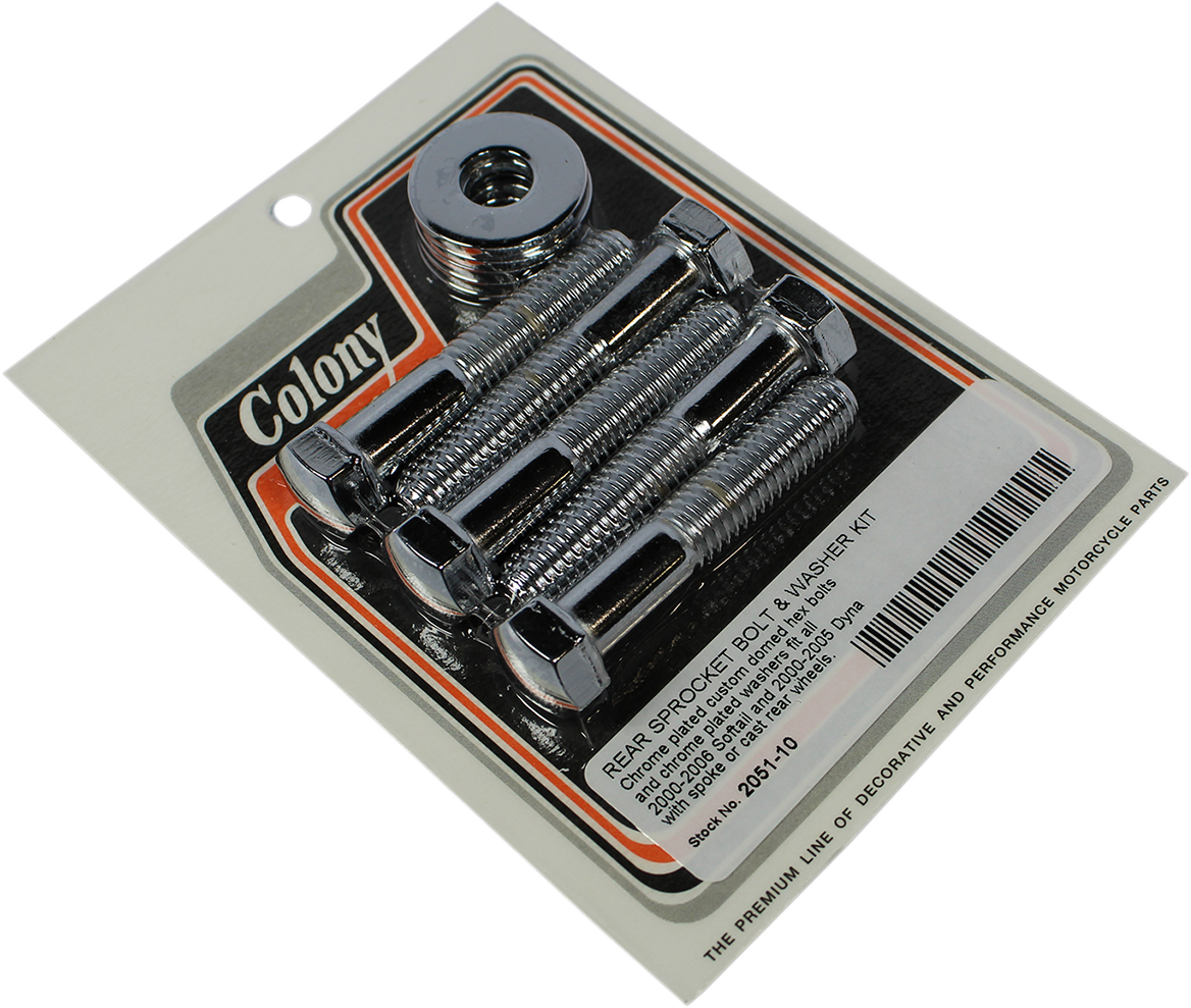 DRAG SPECIALTIES Bolt Kit - Cam Cover - Smooth - Chrome - '04-'21 Sportster - Image 2