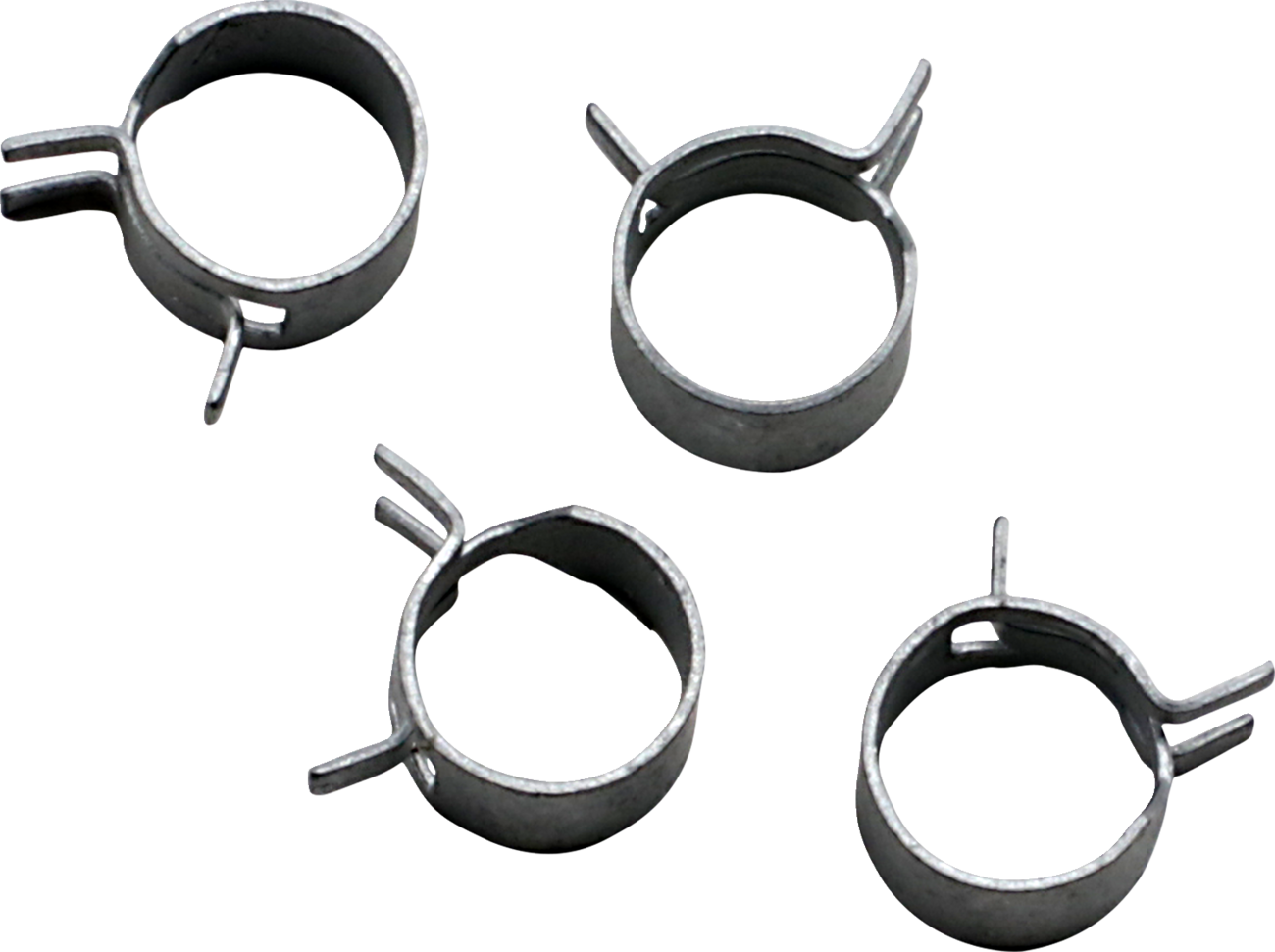 ALL BALLS Refill Clamp Kit - Fuel Line/Band - Parallel Ear - Silver - 11.7 mm - 4 Pack