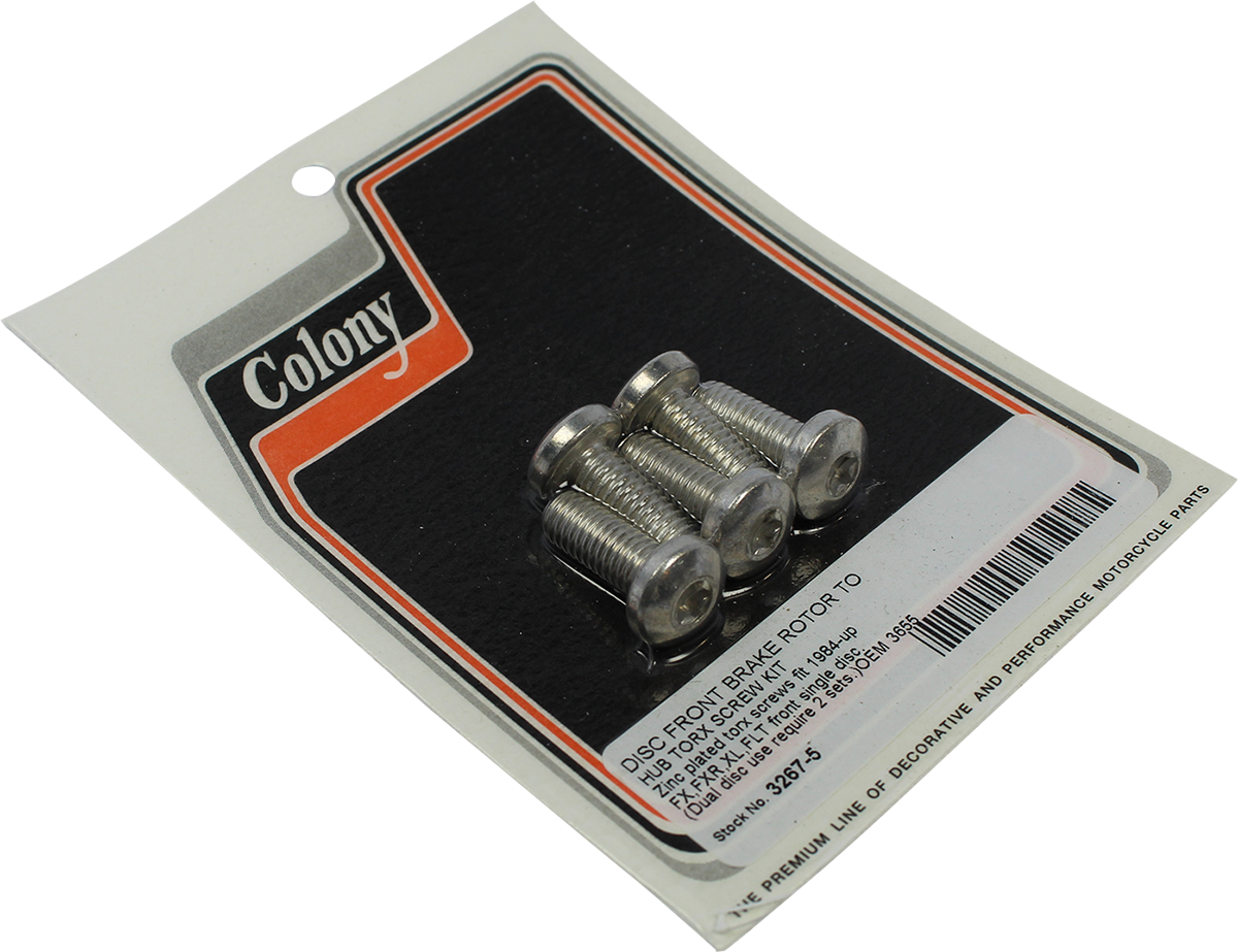 COLONY Bolts without Nuts - Front/Brake Rotor - Set