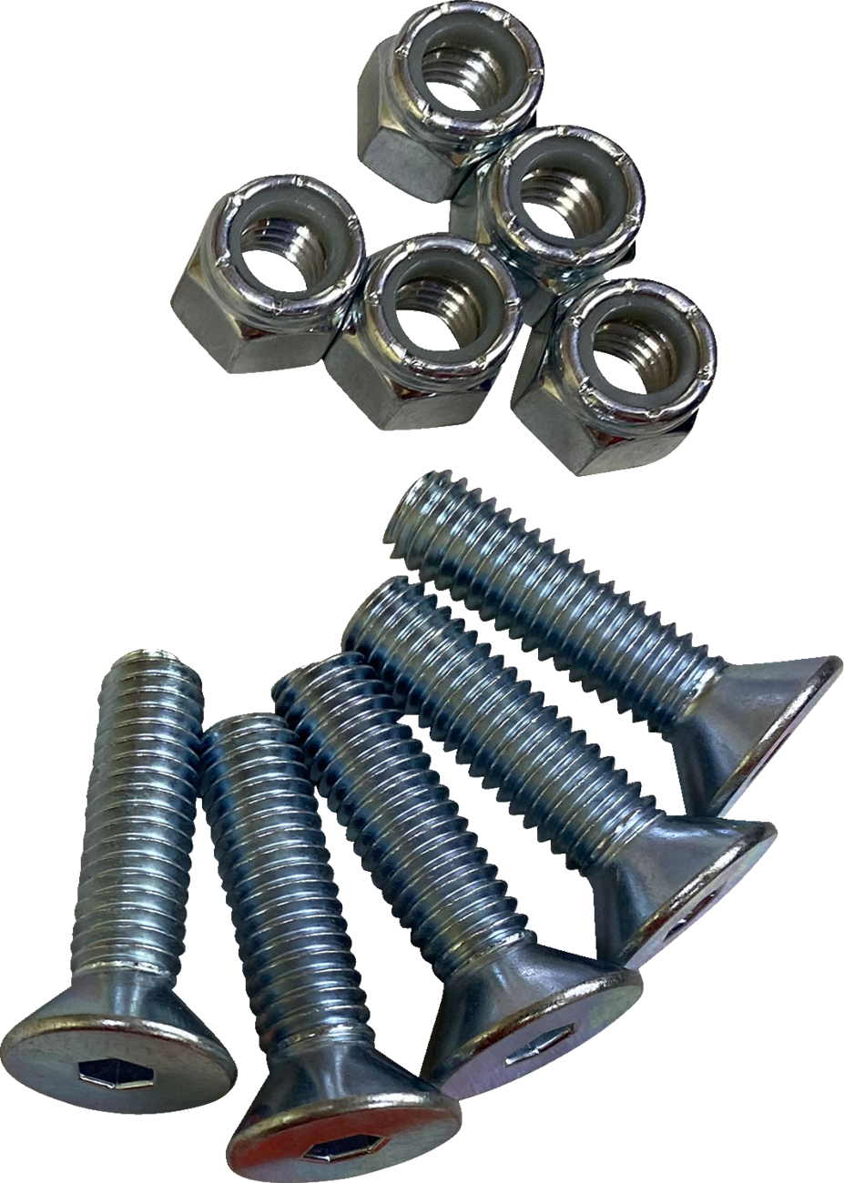 DRAG SPECIALTIES Hardware Kit - Brake Rotor - Socket-Head - with Nut - 3/8"-16