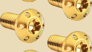 ARLEN NESS Bolt Kit - Holeshot/Brake Rotor/Rear - Hub Mount - Gold - 3/8"-16 x 1" - 5 Pack