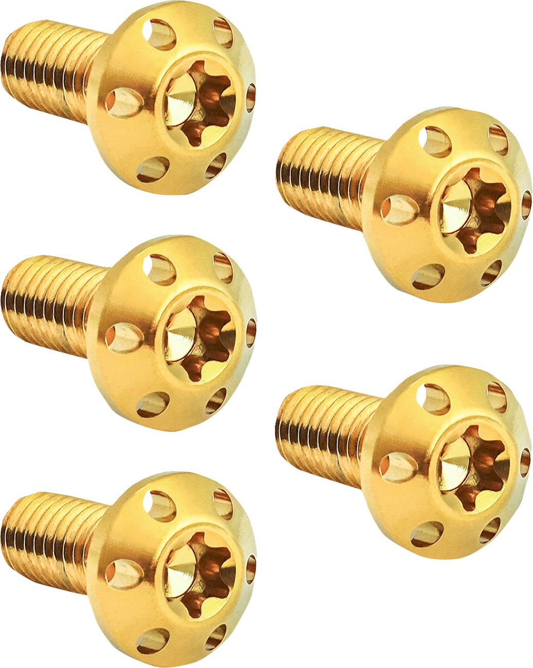 ARLEN NESS Bolt Kit - Holeshot/Brake Rotor/Rear - Hub Mount - Gold - 3/8"-16 x 1" - 5 Pack