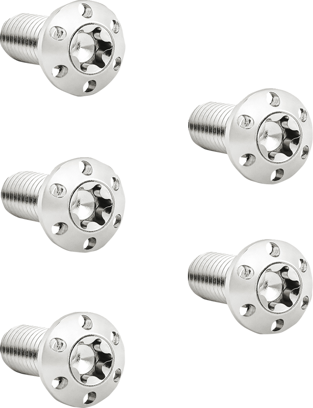 ARLEN NESS Bolt Kit - Holeshot/Brake Rotor/Front - Hub Mount - Polished 5/16"-18 x 7/8" - 5 Pack