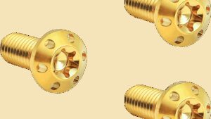 ARLEN NESS Bolt Kit - Holeshot/Brake Rotor/Front - Hub Mount - Gold - 5/16"-18 x 7/8" - 5 Pack