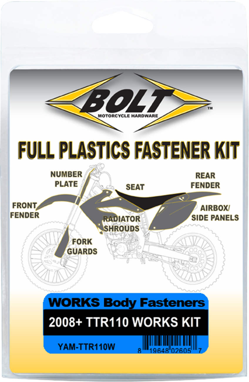 BOLT FASTENER KIT BODY YAMAHA - Image 2