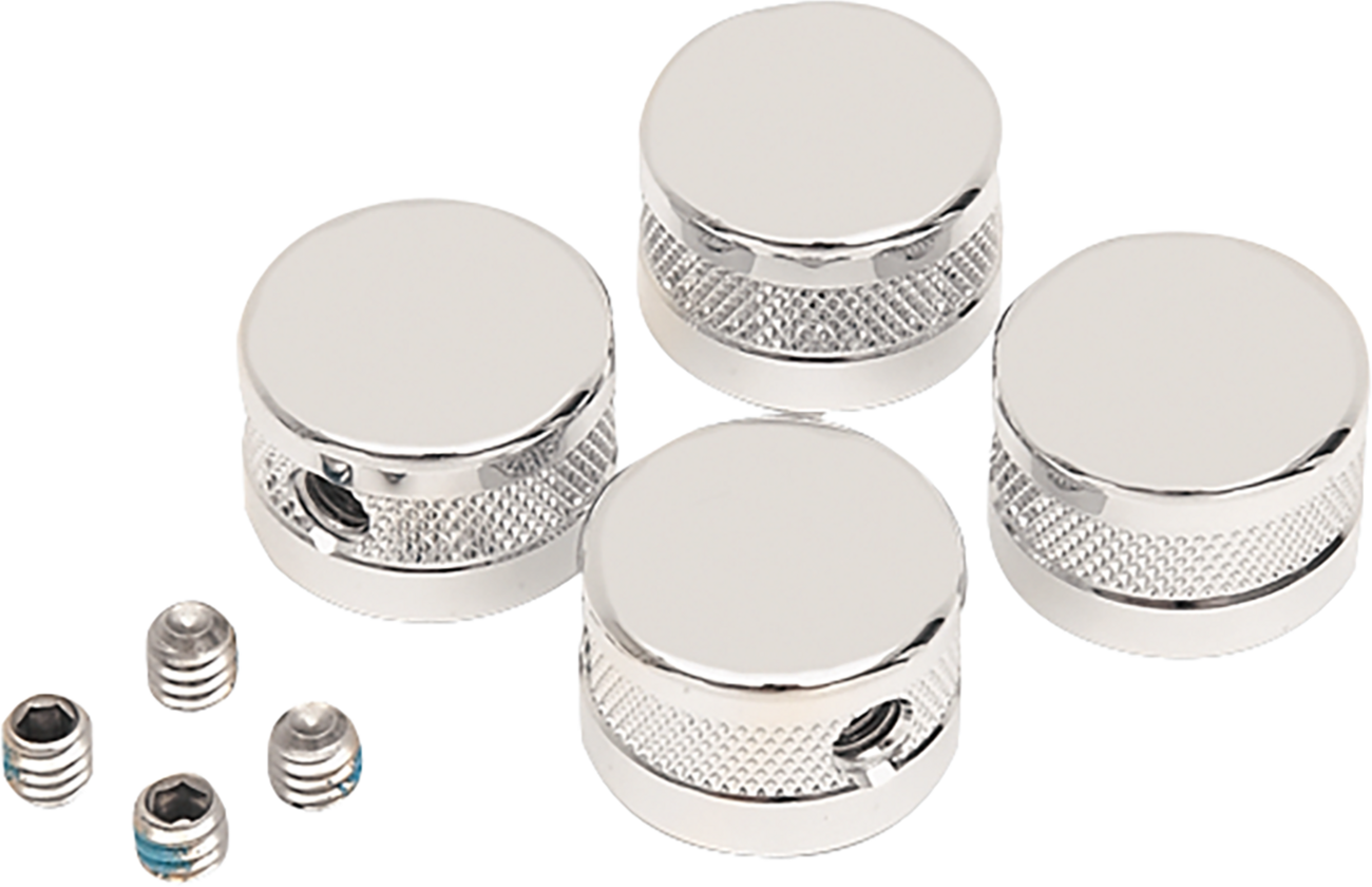 DRAG SPECIALTIES Head Bolt Covers - Chrome - S&S Engines